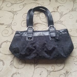 Black coach purse